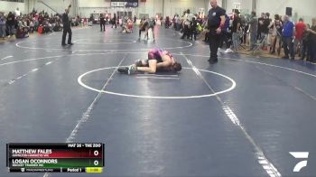 116 lbs Champ. Round 2 - Logan OConnors, Rocket Trained WC vs Matthew Fales, Hamilton Hawkeye WC