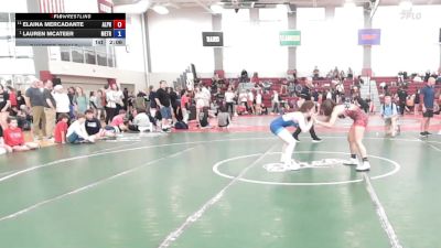 122 lbs Quarterfinal - Elaina Mercadante, Alpha Girls Wc vs Lauren Mcateer, Metrowest United