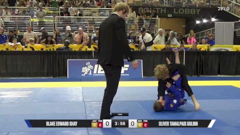 Blake Edward Shay vs Oliver Tamalpais Gulbin 2025 Pan Kids Jiu-Jitsu IBJJF Championship