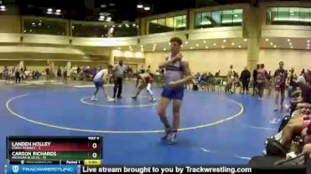 138 lbs Round 2 (8 Team) - Carson Richards, Michigan Blue AS vs Landen Holley, Funky Monkey