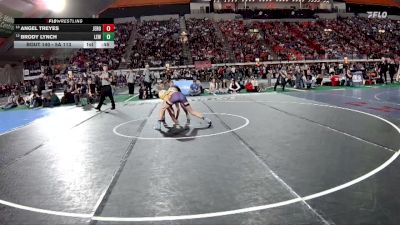 5A 113 lbs Cons. Round 1 - Brody Lynch, Lewiston vs Angel Treyes, Jerome