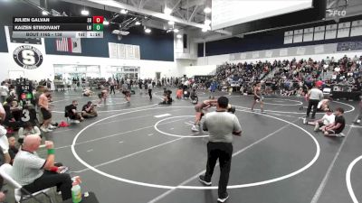 138 lbs Champ. Round 2 - Kaizen Stirdivant, Lancers WC vs Julien Galvan, Sunny Hills