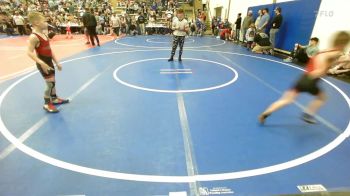 66 lbs Consolation - Kase Karriman, Grove Takedown Club vs Henry Hibdon, Barnsdall Youth Wrestling