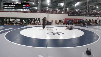 61 kg Quarters - Jace Hedeman, Panther Wrestling Club RTC vs Deven Casey, Pennsylvania RTC