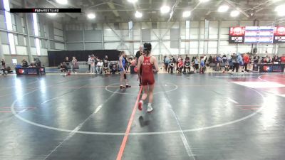 14U Girls - 95 lbs Champ. Round 2 - Isabella Suetos, CA vs Camree Wise, UT