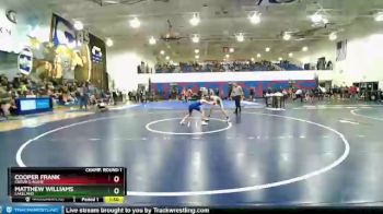 113 lbs Champ. Round 1 - Cooper Frank, Coeur D Alene vs Matthew Williams, Lakeland