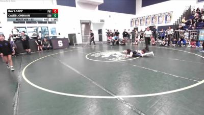 62 lbs 3rd Place Match - Caleb Johnson, Rancho Bernardo WC vs Ray Lopez, Pounders Wrestling Club