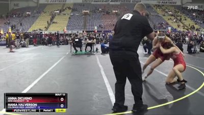 131 lbs Quarters & 1st Wb (16 Team) - Anna Dicugno, King University vs Hania Halverson, Colorado Mesa University