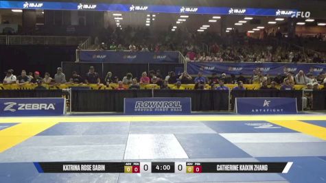 Catherine Kaixin Zhang vs Katrina Rose Sabin 2026 Pan Kids Jiu-Jitsu IBJJF Championship