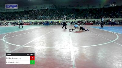 96 lbs Consi Of 32 #2 - Chase Nombrana, Putnam City West vs Landon Heskett, Newkirk