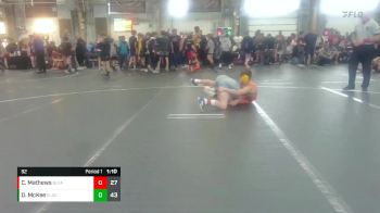 92 lbs Round 6 (8 Team) - Declan McKee, Elite Athletic Club vs Cooper Mathews, Black Fox Academy