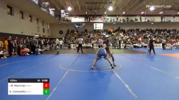 106 lbs Consolation - Maxwell Martinez, Pascack Hills vs Ethan Composto, Westfield