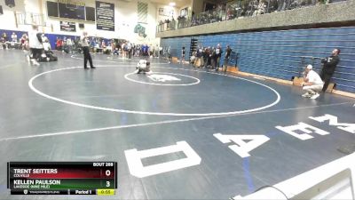 135 lbs 1st Place Match - Kellen Paulson, Lakeside (Nine Mile) vs Trent Seitters, Colville