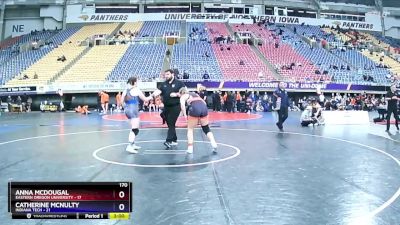 170 lbs Quarters & 1st Wb (16 Team) - Catherine McNulty, Indiana Tech vs Anna McDougal, Eastern Oregon University