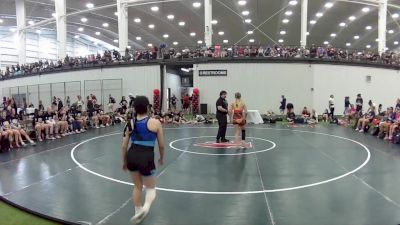 110 lbs Mirabella Matson, Alabama Blue vs Camila Martinez, Kansas