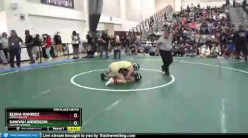 116 lbs 5th Place Match - Elena Ramirez, Citrus Valley vs Saniyah Anderson, Canyon Springs