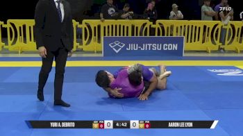 Aaron Lee Lyon vs Yuri A. DeBrito 2025 Pan IBJJF Jiu-Jitsu No-Gi Championship