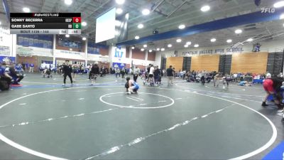 144 lbs Cons. Round 5 - Sonny Becerra, Hesperia vs Gabe Santo, Rancho Bernardo