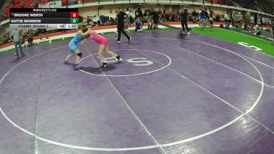 155 lbs 2nd Place Match - Brooke Werth vs Hattie Morrow