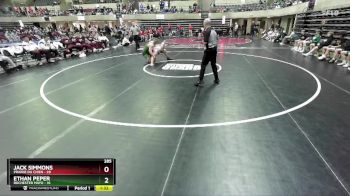 285 lbs Semis & 1st Wrestleback (8 Team) - Jack Simmons, Prairie Du Chien vs Ethan Peper, Rochester Mayo