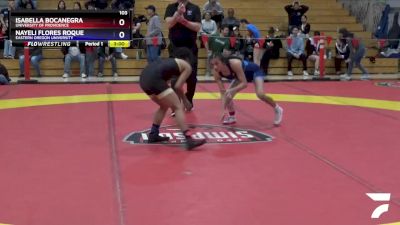 103 lbs Semifinal - Nayeli Flores Roque, Eastern Oregon University vs Isabella Bocanegra, University Of Providence
