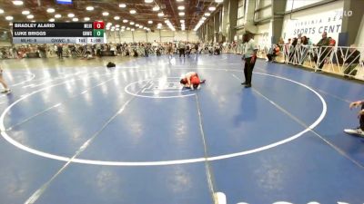 84 lbs Round 1 (9am Saturday) - Bradley Alarid, Mile High vs Luke Briggs, Great Neck W.C