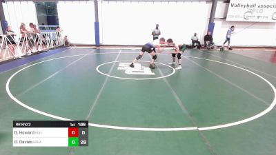 145 lbs Rr Rnd 3 - Grant Howard, Solid Tech Wrestling Club vs Dylan Davies, Great Bridge