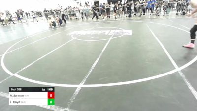 126 lbs Round Of 32 - Adden Jarman, Mat Monsters vs Landon Boyd, Badlands WC