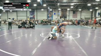 154 lbs Rr Rnd 2 - Zach Akers, Shore Thing Surf vs Corey Hoffman, Eagles Wrestling