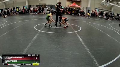65 lbs Quarterfinal - Huxley Rose, SAA vs Leonardo Marenco, Warhawks