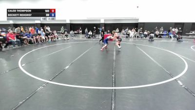 132 lbs Caleb Thompson, Virginia Freestyle vs Beckett Rehorst, South Dakota Blue