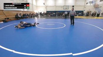 117 lbs Champ. Round 2 - Pratham Gajjar, Milpitas vs Jayse Kaelin, Washington