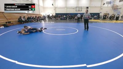 117 lbs Champ. Round 2 - Pratham Gajjar, Milpitas vs Jayse Kaelin, Washington