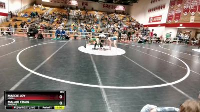 135 lbs Cons. Round 3 - Maecie Joy, Lovell vs Malari Craig, Pinedale