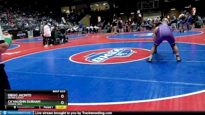 3A-190 lbs Semifinal - Diego Jacinto, Gilmer County vs Ca`Vaughn Durham, Monroe Area