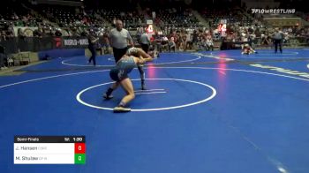 175 lbs Semifinal - Jacob Hansen, Corespeed vs Max Shulaw, CP Wrestling Academy