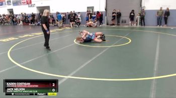 126 lbs Quarterfinal - Kaden Costigan, Avalanche Wrestling Association vs Jack Nelson, Nikiski Freestyle Wrestling Club