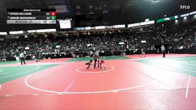 55 lbs Cons. Round 2 - Amare Muhammad, LEO1 vs Ethan Williams, STC2