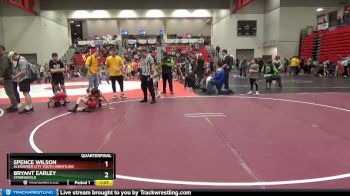 65 lbs Quarterfinal - Bryant Earley, Stronghold vs Spence Wilson, Alexander City Youth Wrestling