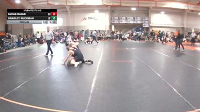 141 lbs Prelim - Lucas Nagle, Davenport University vs Bradley Ruckman, McKendree