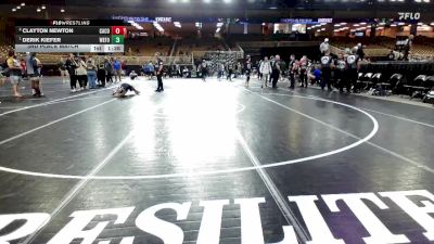 106 lbs 3rd Place Match - Derik Kiefer, West Forsyth vs Clayton Newton, Camden County