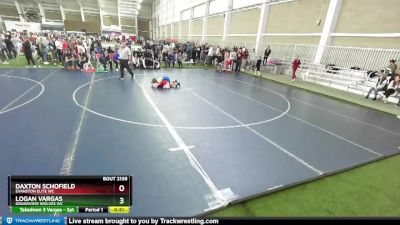 77 lbs Cons. Round 3 - Daxton Schofield, Evanston Elite WC vs Logan Vargas, Grandview Wolves WC