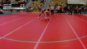 165 lbs Cons. Round 3 - Bentley Wise, Triton Community College vs Gabe Eckerd, UW-Eau Claire