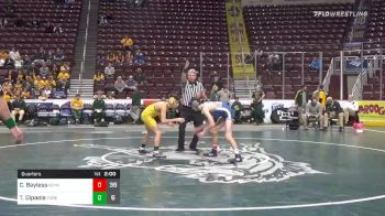 120 lbs Quarterfinal - Cole Bayless, Reynolds Hs vs Tony Dipaola, Forest Hills Hs