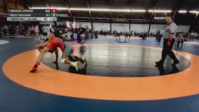 145 lbs Round Of 32 - Brogan Lefever, Worldwide Wrestling Academy vs Kelly Sullivan, KD Training Center