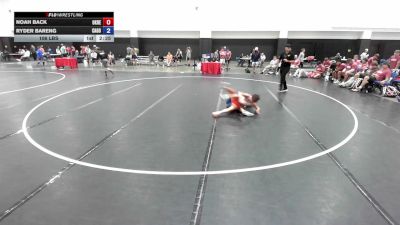 106 lbs Noah Back, Oklahoma Red vs Ryder Bareng, California Gold