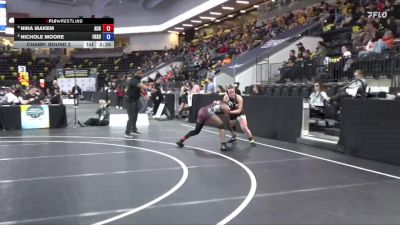 138 lbs Champ. Round 2 - Nina Makem, Augsburg University vs Nichole Moore, Fort Hays State