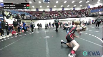 67 lbs Quarterfinal - Tucker Pruett, Smith Wrestling Academy vs Maggie Conrad, Team Worx Wrestling Club