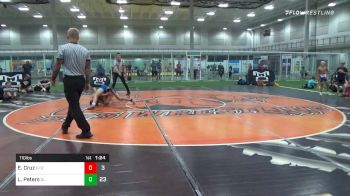 110 lbs Final - Evan Cruz, Elite Athletic Club DZ vs Lucas Peters, Great Lakes Wrestling Club