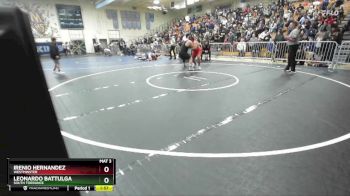 285 lbs Champ. Round 2 - Leonardo Battulga, South Torrance vs Irenio Hernandez, Westminster